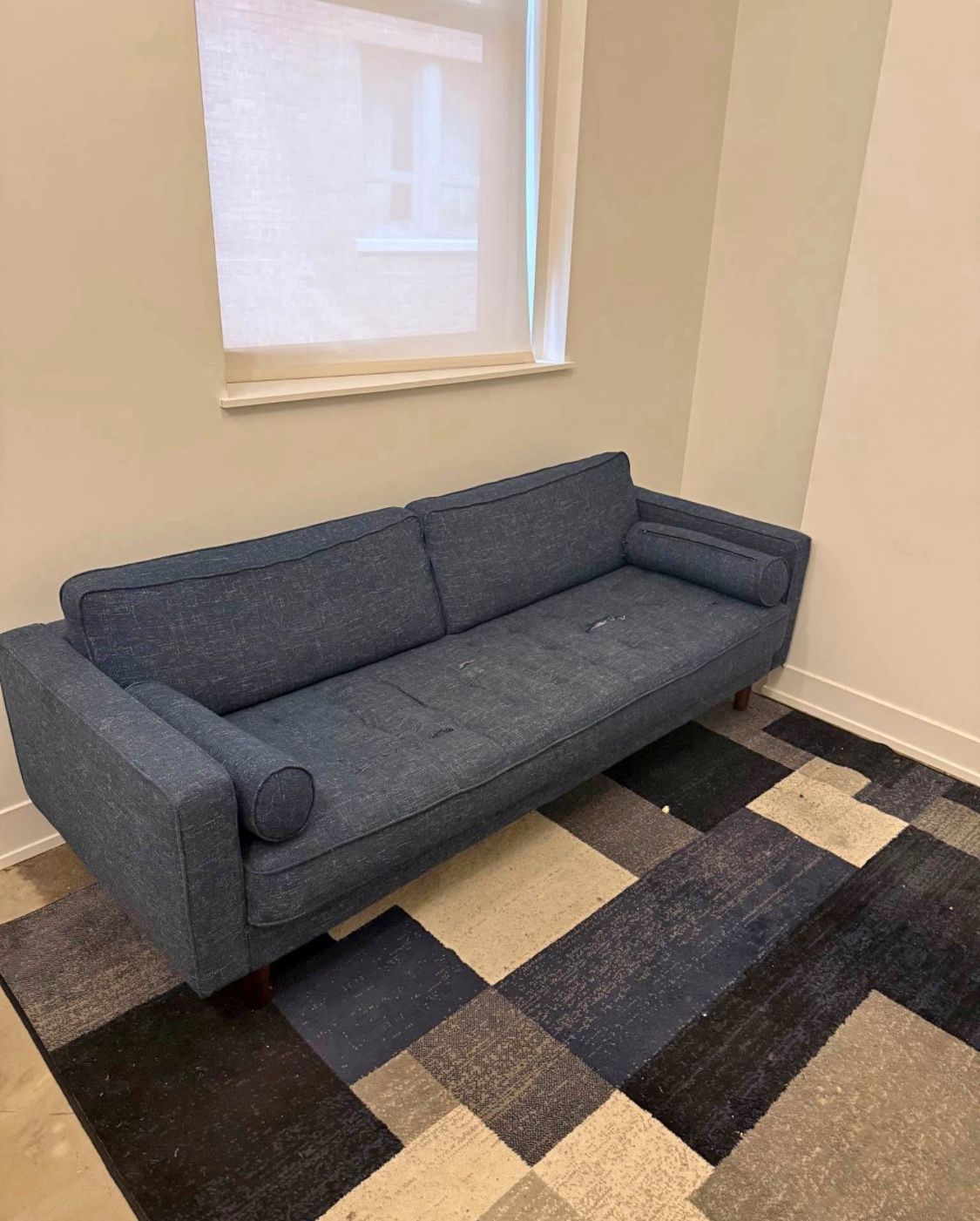 Blue Couch With Delivery