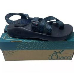 New Chaco Z2 Classic  Men's Size 10 Sandal Stepped Navy Marine Sandal Blue Black Summer Hiking