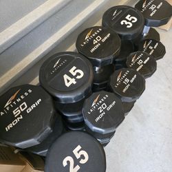 Iron Grip Dumbbells Gym Dumbbell Weights
