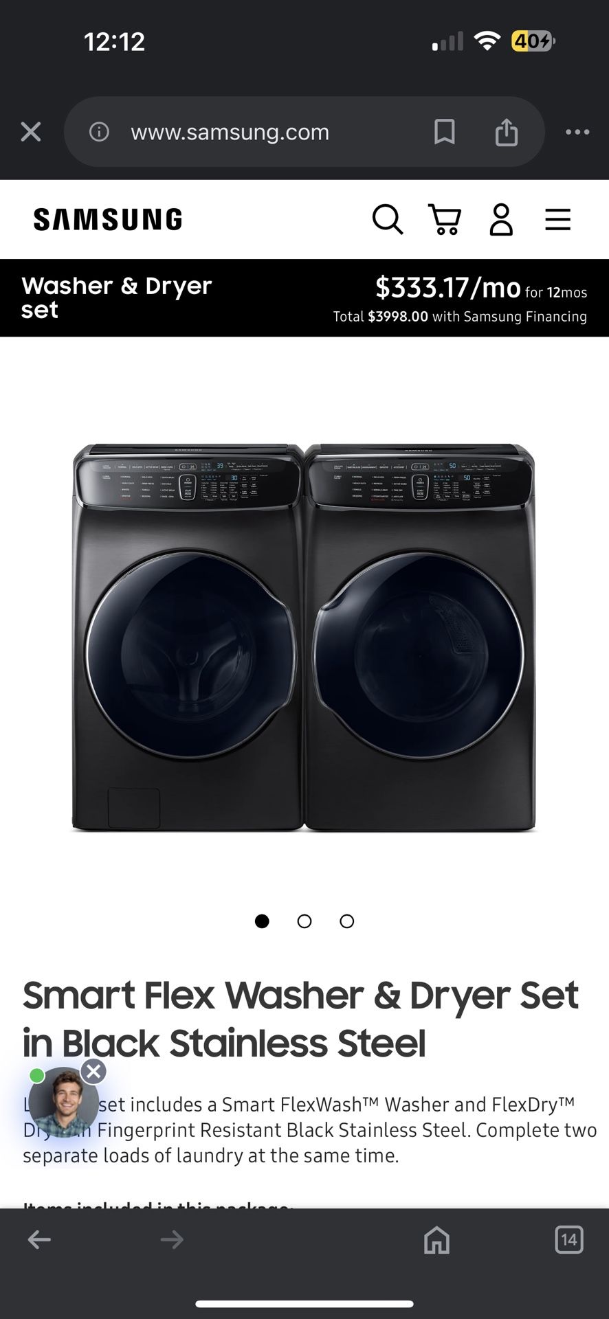 Samsung Flex Washer And Dryer