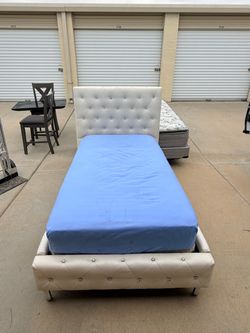 Twin bed and frame