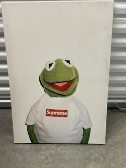 Supreme Kermit The Frog Wall Art  3 X 5”