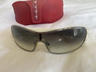 Prada Sport SPS 52E Shield Sunglasses + Red Case — $100