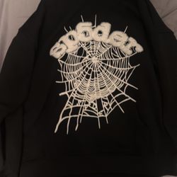 Black Spider Hoodie Size M