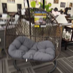 3pc Patio Basket Swing
