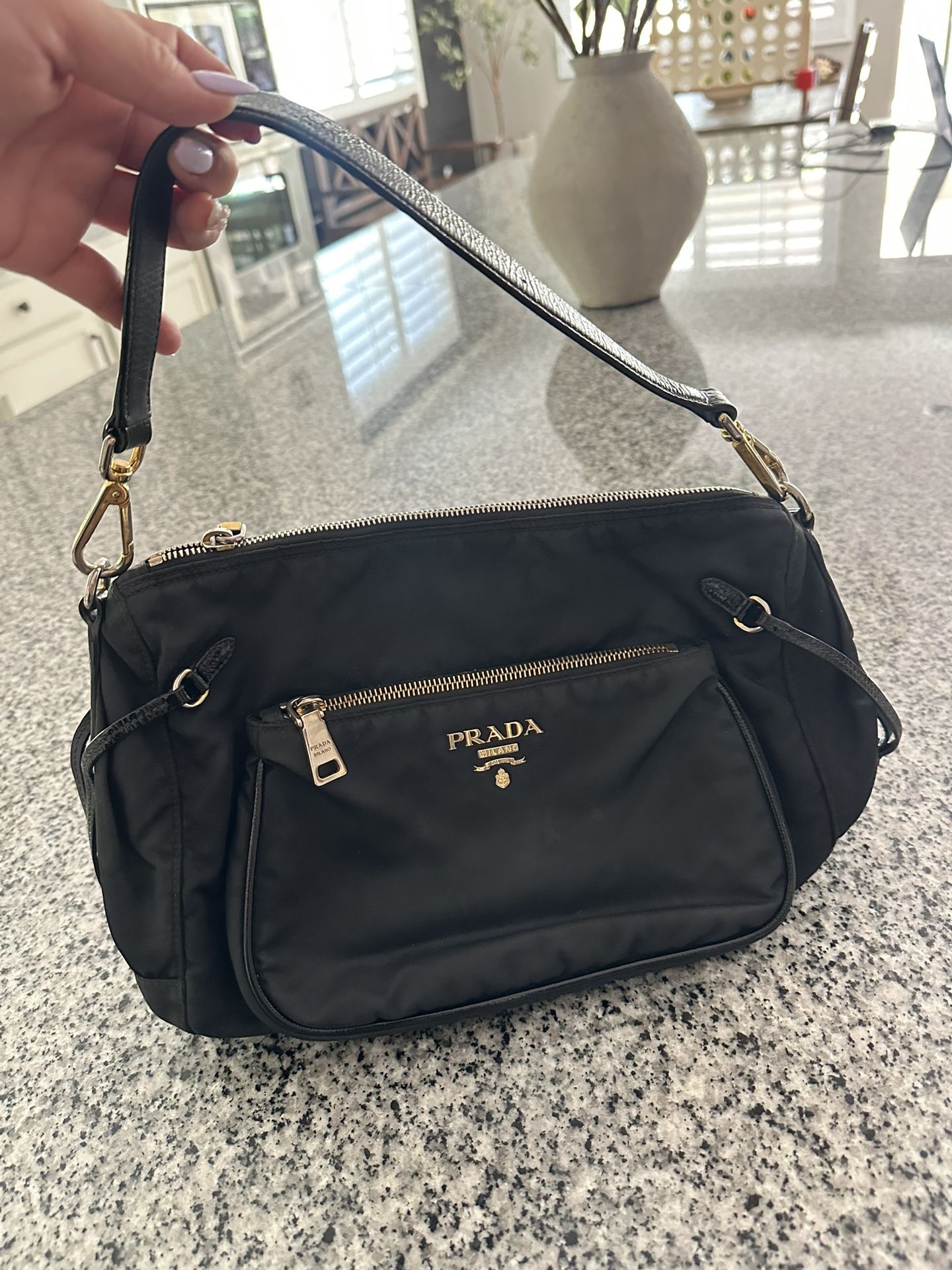 Black Prada Nylon Purse