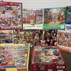25 PUZZLES FOR SALE