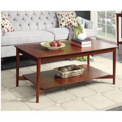 Mahogany Wooden Brand New Mid-Century Style Coffee Table