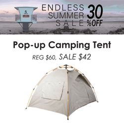 Pop-up Camping Tent, $42