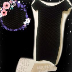 Michael Kors Black Sheath Dress size Small