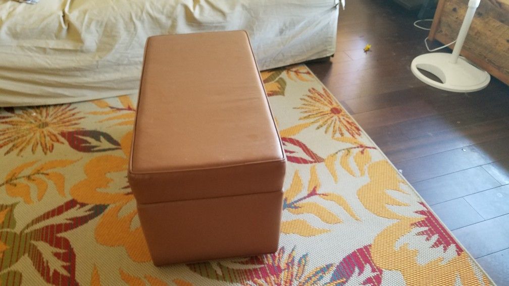 Custom made Ottoman on wheels