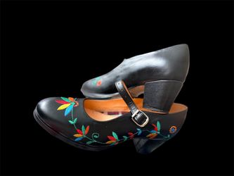 Embroidered Folklorico Shoes