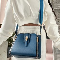 Blue Crossbody Bag