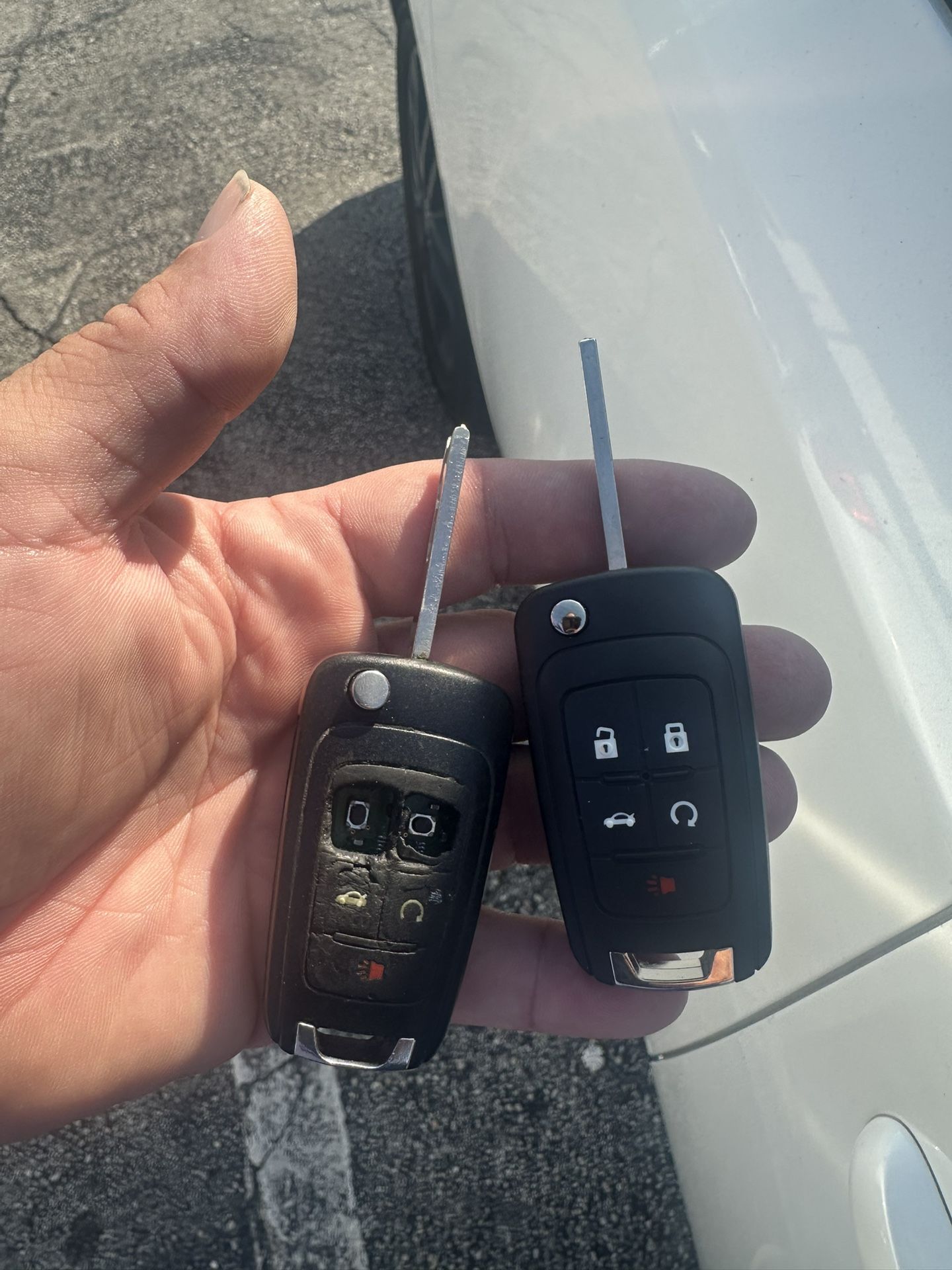 Chevrolet Remote Flip Key Damaged 🔻🔺
