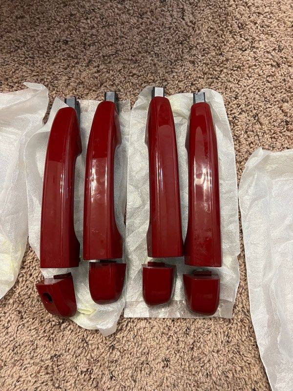 2018-2022 Honda Accord Sport San Marino Red set of OEM Door Handles