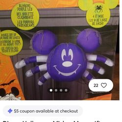 Mickey Inflatable Spider