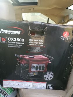 POWERMATE PORTABLE GENERATOR 3500 WATTS 4375 SURGE WATTS