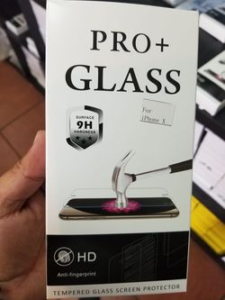 Iphone X tempered glass