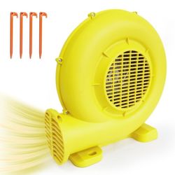 Bounce House Blower for Inflatables, 380W 0.51HP Powerful Inflatable Blower Portable Fan Pump for Inflatable Bouncy Castle, Bubble House, Jump Slides