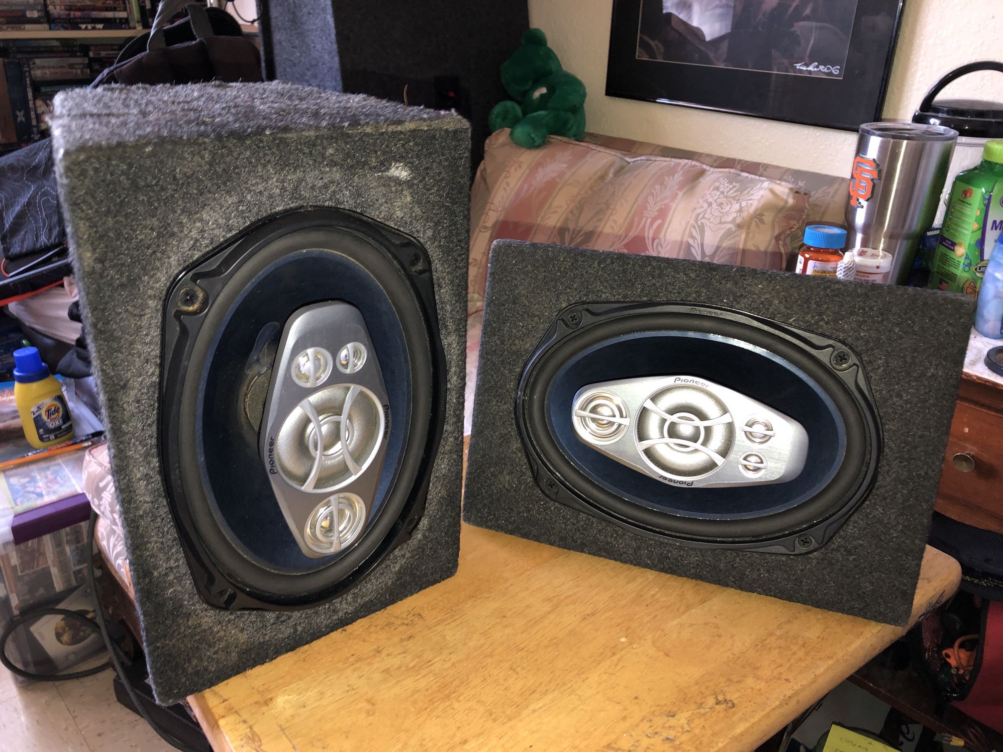 Pioneer TS-A6990R 6”x 9” Coaxial 5-Way 5-Voice Coaxial 16x24cm 4 Ohms 400 Watts Maximum Power 80 Watts RMS Power Each Speaker 🔊