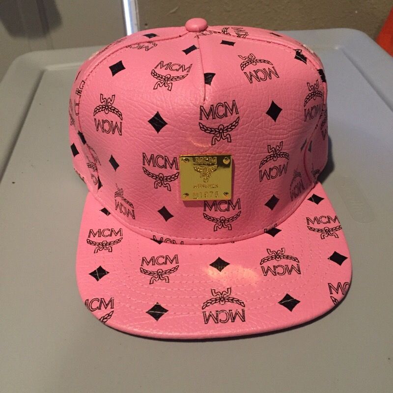 Pink mcm hat top