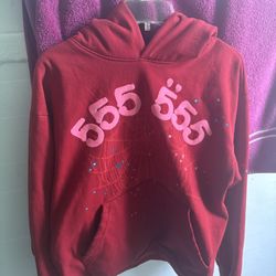Sp5der Hoodie Red Version Size M