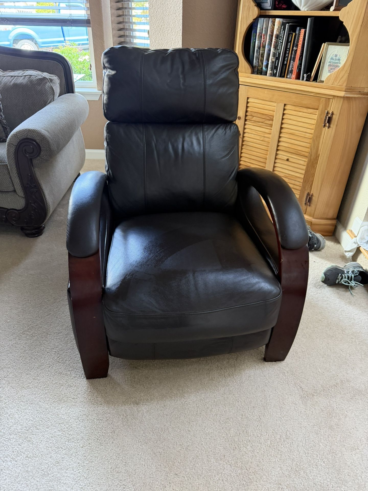 Brown Leather Recliner