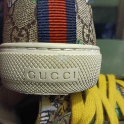 Gucci GG Supreme Bengal Tiger Sneakers 9 1/2 g US 10 Like New 4.5/5