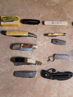 Lot of 11 Vintage Pocket Knives Mixed Collection