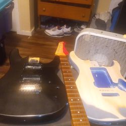 1 dean body, 1 Yamaha Pacifica body and neck 60 bucks cash