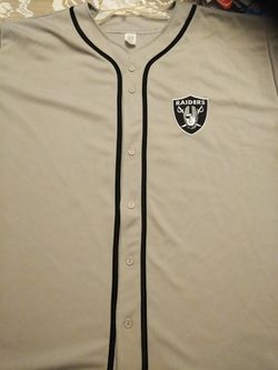 Raider's Derrick Carr Baseball Style Jersey