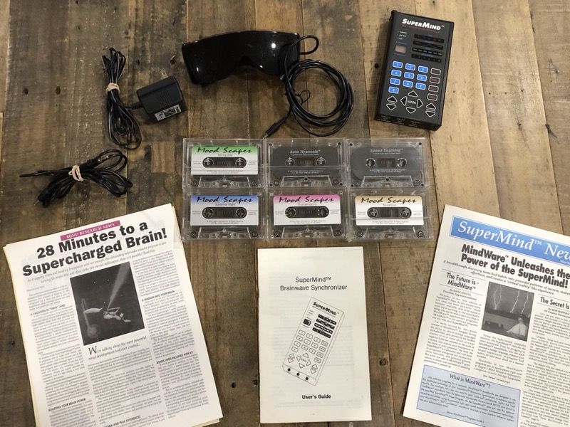 SuperMind Brainwave Synchronizer Light & Sound Device - Parts Only