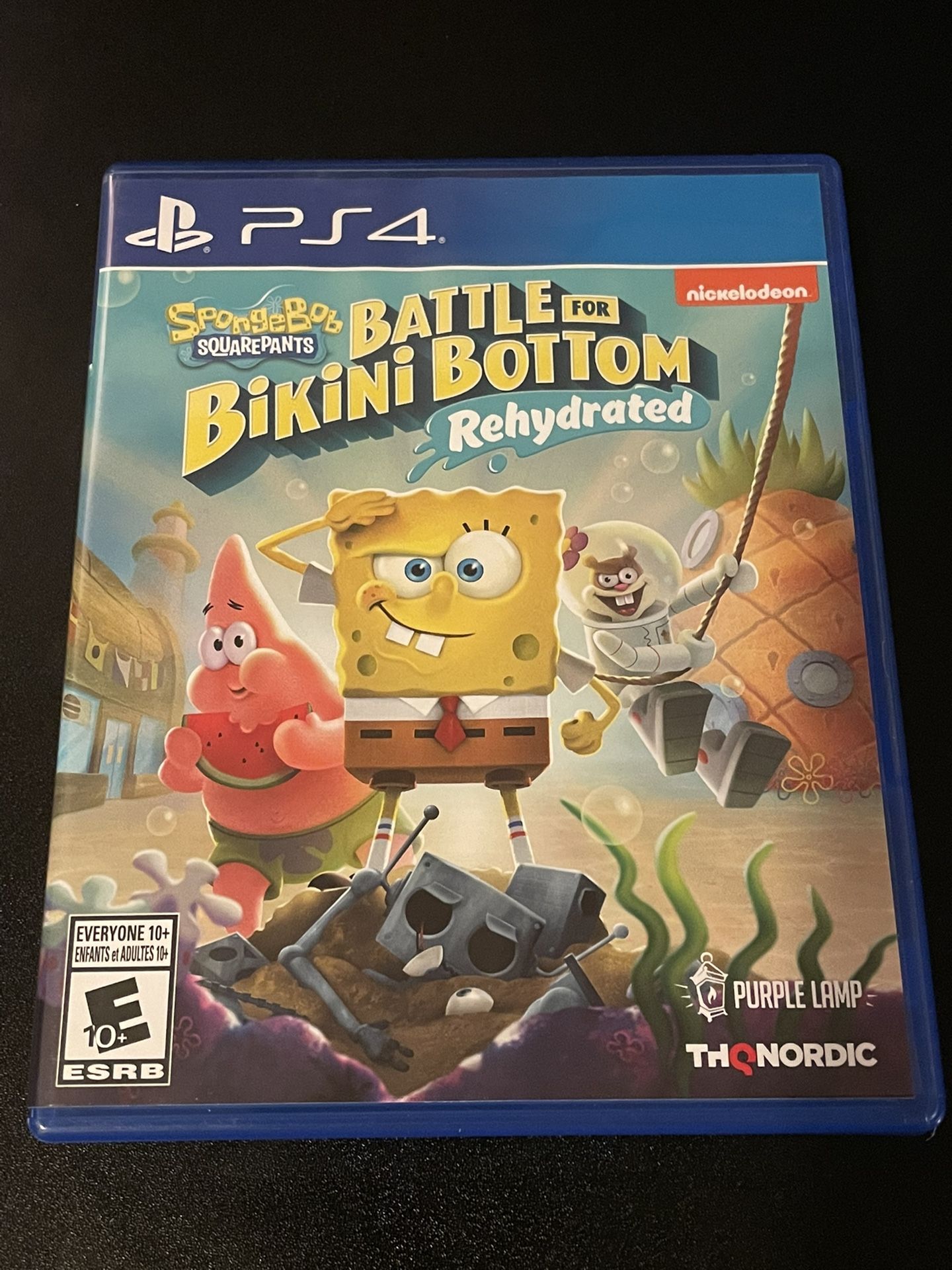 Spongebob Squarepants Battle For A Bikini Bottom Rehydrated For PS4 Like New $20