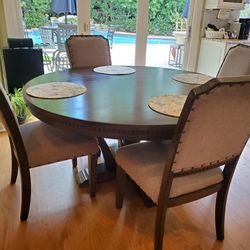 Table and 4 chairs