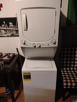 Washer and Dryer Stacked