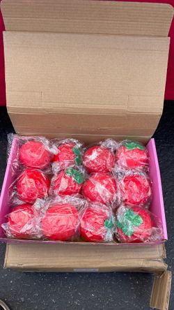 Strawberry squishy 7 dollars each strawberry
