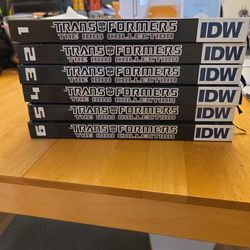 Transformers IDW collector's edition comic book graphic novels
