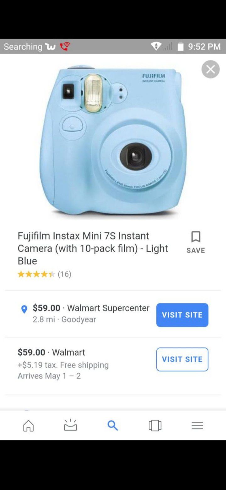 Fujifilm instax mini 7s instant camera