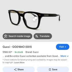 Official Gucci Sunglasses New