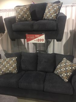 2Pc Sofa and loveseat Set Sale