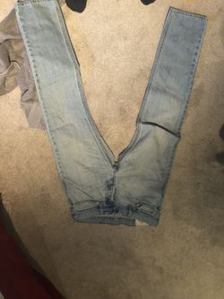 Hollister jeans and Levi’s