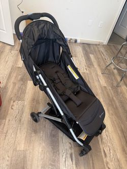 Safety 1st Teeny Ultra Compact Lightweight Stroller - Black Magic: Metal Frame, 50 Ibs Capacity, EVA