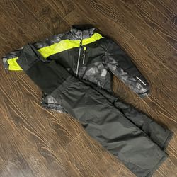 Kids Size 6 Ski Jacket And Bib, Pants And Jacket