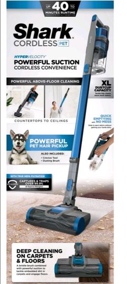 Vacuum/floor cleaner (shark)