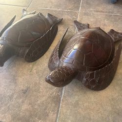 Hand Carved Wood Honu Sea Turle 