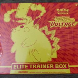 New Sealed! Pokemon Vivid Voltage Elite Trainer Box!