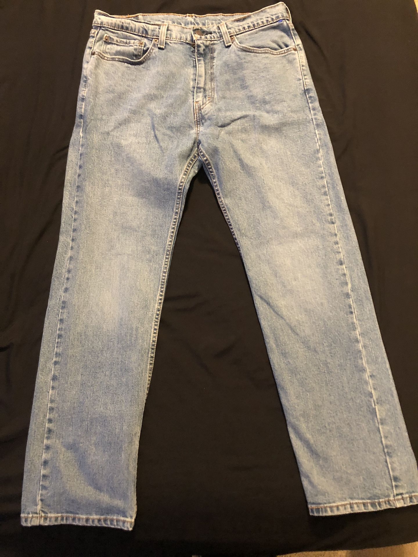 505 Levi Blue Jeans