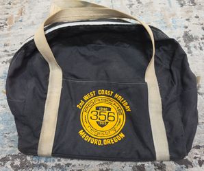 Vintage 1978 Porsche 356 Registry 2nd West Coast Holiday Medford Oregon Small Original Duffle Bag
