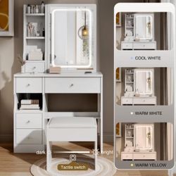 Make up table with mirror 