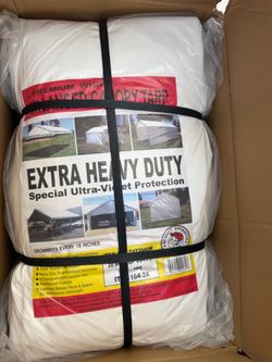 Lona valance extra heavy dury. 20 x 40 ft.